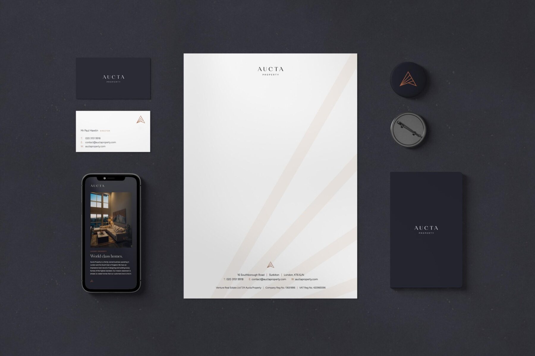 aucta-property-stationery